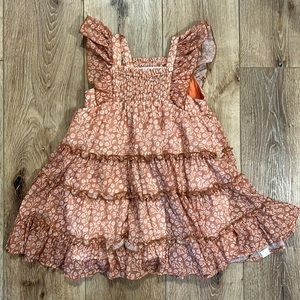 Cheeky Plum floral toddler dress 4T